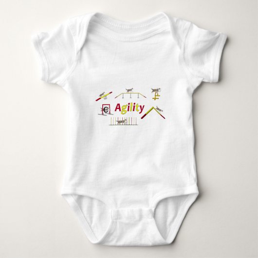 Agility mit Schrift Romper (Voorkant)