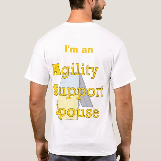 Agility Ondersteuning Echtgenote v2 T-shirt (Achterkant)