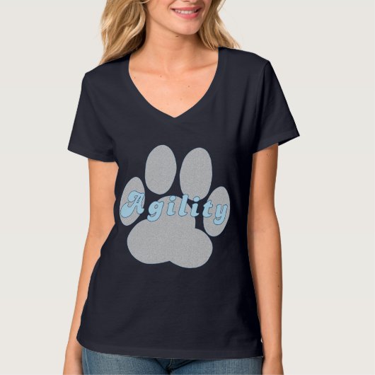 Agility Paw T-shirt (Voorkant)
