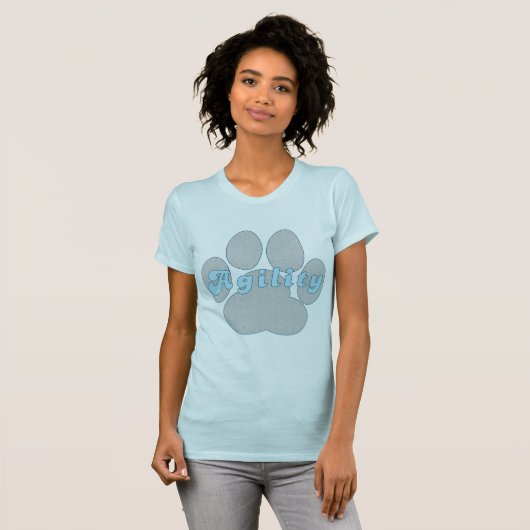 Agility Paw T-shirt (Voorkant volledig)