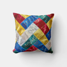 Agility Ribbons Throw Pillow Kussen