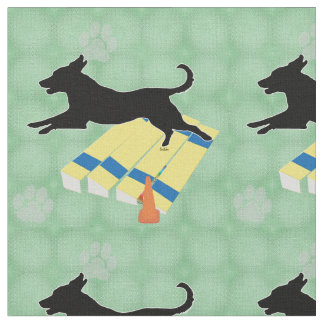 Agility - Schaduw Hond Over Long Jump Stof