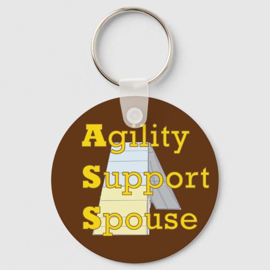 Agility Support Spouse 1 Sleutelhanger (Voorkant)