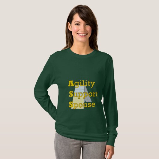 Agility Support Spouse 1 T-shirt (Voorkant volledig)