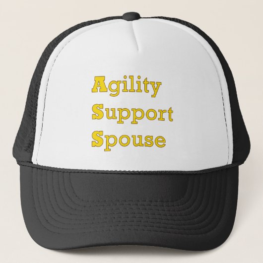 Agility Support Spouse 2 Trucker Pet (Voorkant)