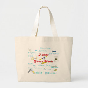 Agility Swear Words Grote Tote Bag