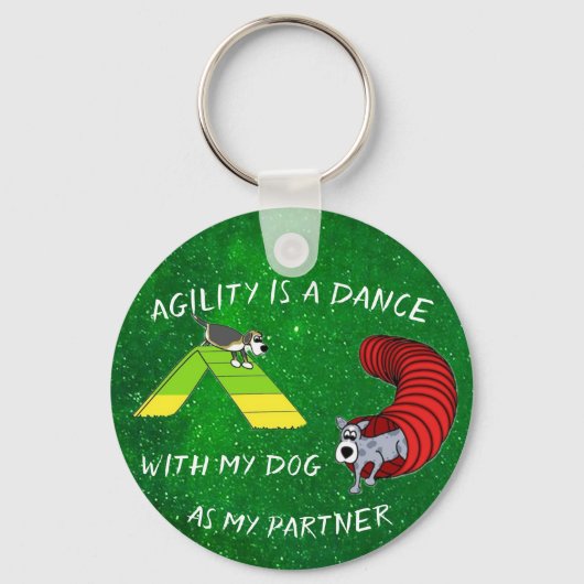 Agility themed Keychain (Achterkant)