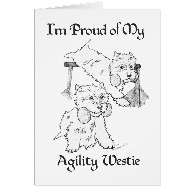 Agility Westie (Voorkant)