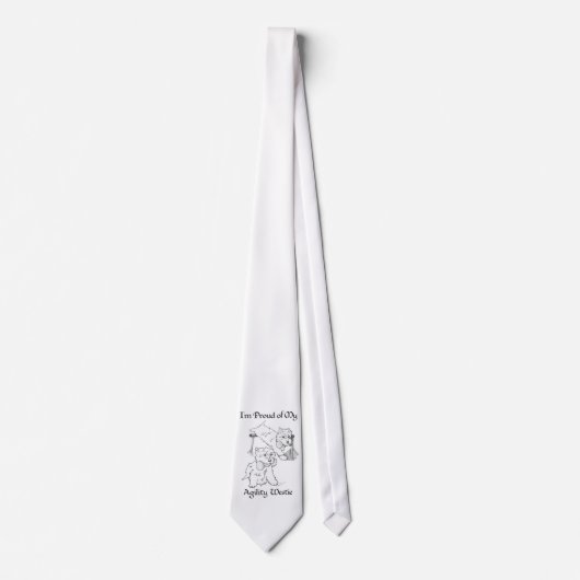 Agility Westie Stropdas (Voorkant)