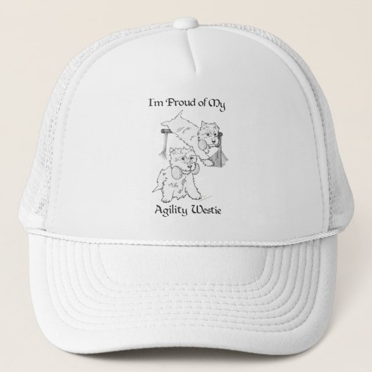 Agility Westie Trucker Pet (Voorkant)