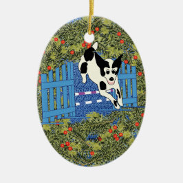 Agility Wreath Keramisch Ornament