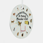 Agility - Zero Point Snooker Club Metal Ornament (Voorkant Rechts)