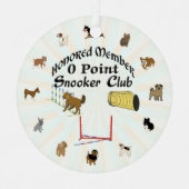 Agility - Zero Point Snooker Club Metal Ornament (Voorkant)