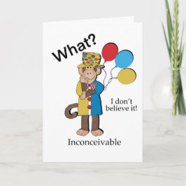 Aging Monkey Verjaardag Kaart