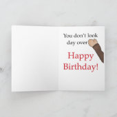 Aging Monkey Verjaardag Kaart (Binnen)