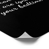 Aging Sarcastic Pensioner Quote Grandma Funny Slee Poster (Hoek)