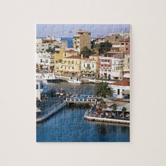 Agios Nikolaos Crete, Griekenland Legpuzzel (Verticaal)