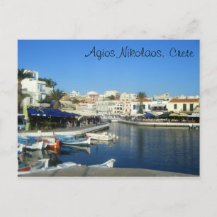Agios Nikolaos, Kreta, Griekenland Briefkaart