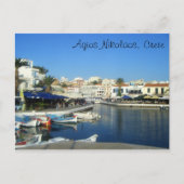 Agios Nikolaos, Kreta, Griekenland Briefkaart (Voorkant)