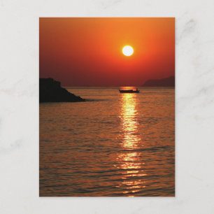 Agios Nikolaos zonsopgang, Kreta Briefkaart