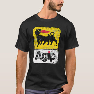 Agip smeermiddelen Logo 1968, 1998 noodversie T-shirt