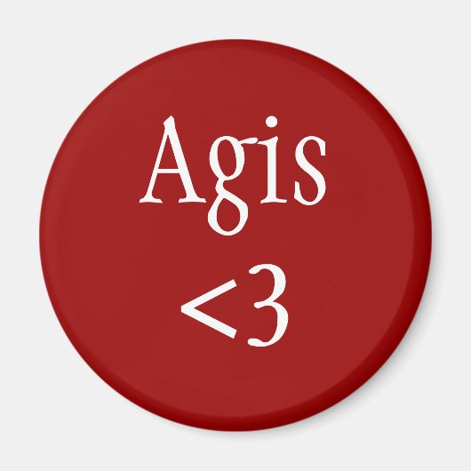 Agis-liefde Magneet (Voorkant)