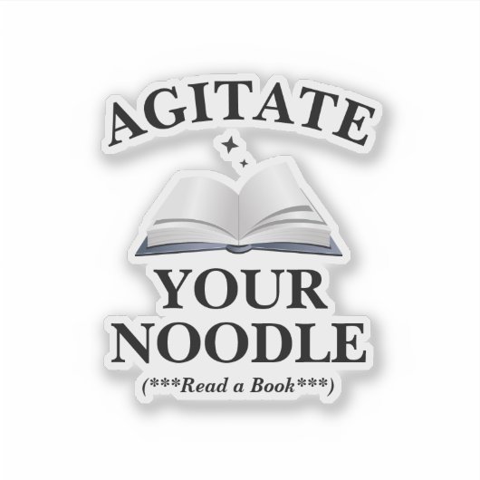 Agitate Your Noodle Sticker (Voorkant)