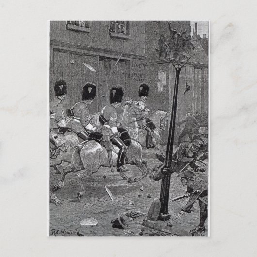 Agitatie van de Ierse Liga Briefkaart (Voorkant)