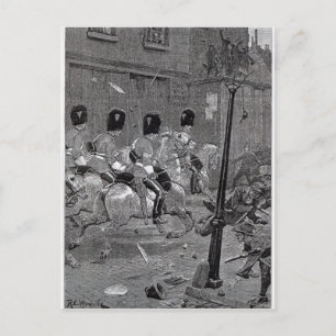 Agitatie van de Ierse Liga Briefkaart