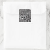 Agitatie van de Ierse Liga Vierkante Sticker (Tas)