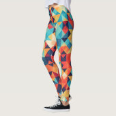 Agkistrodon Contortrix Mozaïek Kleurrijk Persoonli Leggings (Links)