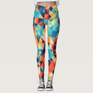 Agkistrodon Contortrix Mozaïek Kleurrijk Persoonli Leggings
