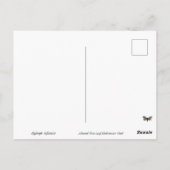 Aglaope infausta - Almond-Tree Leaf Skeletonizer Briefkaart (Achterkant)