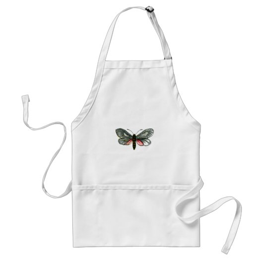 Aglaope infausta - Almond-Tree Leaf Skeletonizer Standaard Schort (Voorkant)