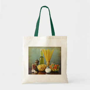 aglio, olio e peperoncino (knoflook, olie en Spaan Tote Bag
