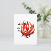 Aglow met Spirit Briefkaart (Staand voorkant)