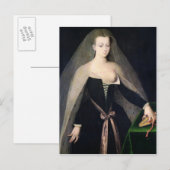 Agnes Sorel Briefkaart (Voorkant / Achterkant)
