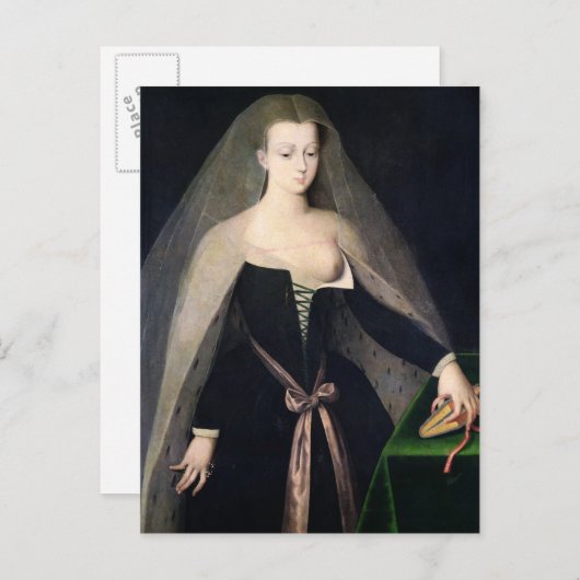 Agnes Sorel Briefkaart (Voorkant / Achterkant)