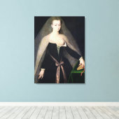 Agnes Sorel Canvas Afdruk (Insitu (Houten vloer))