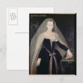 Agnes Sorel Favorite van Charles VII Briefkaart (Voorkant / Achterkant)