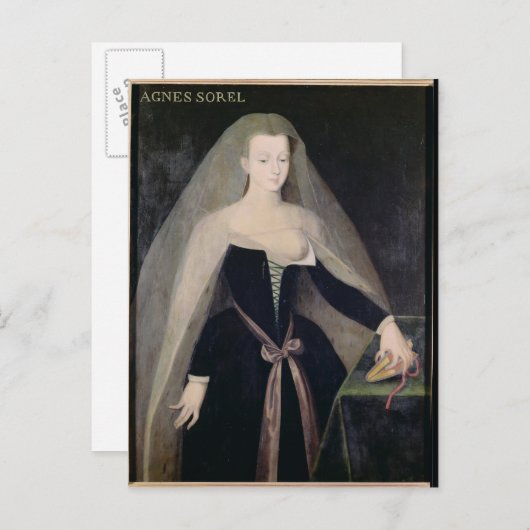 Agnes Sorel Favorite van Charles VII Briefkaart (Voorkant / Achterkant)
