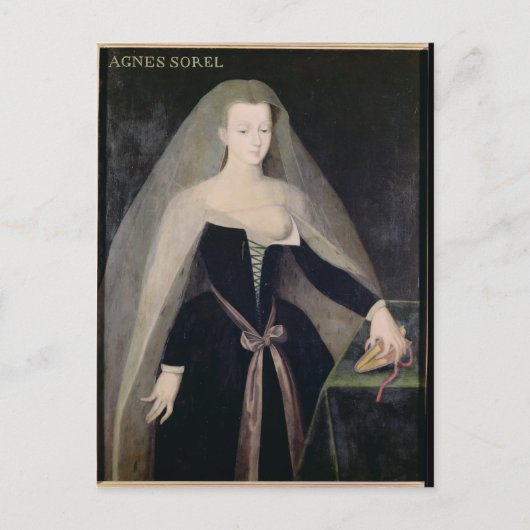 Agnes Sorel Favorite van Charles VII Briefkaart (Voorkant)