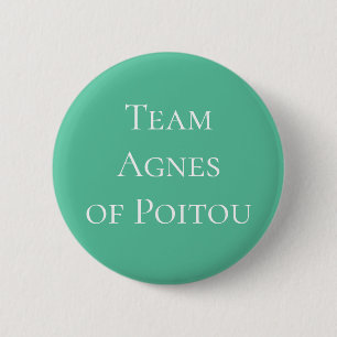 Agnes van de Heilige Roomse Empress van Poitou Ronde Button 5,7 Cm