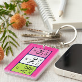 Agnese periodiek lijstnaam - het sleutelwoord sleutelhanger (Voorkant Rechts)