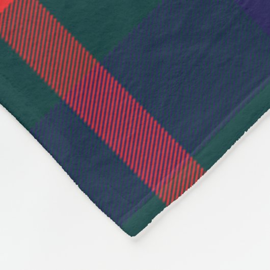 Agnew Clan Badge Scot Tartan Pset Fleece Deken (Hoek)