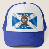 Agnew Clan Badge Scottish Trucker Hat Pet (Voorkant)
