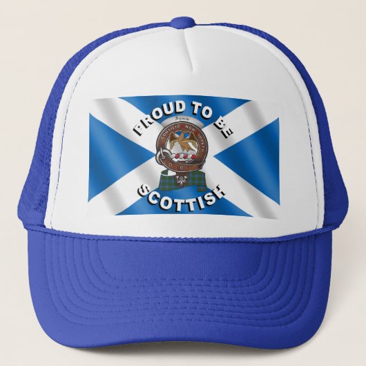 Agnew Clan Badge Scottish Trucker Hat Trucker Pet (Voorkant)