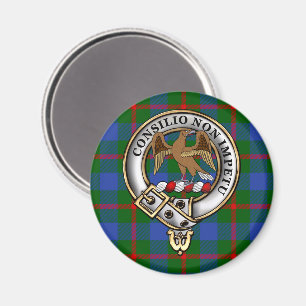 Agnew Clan Badge & Tartan Magnets Magneet