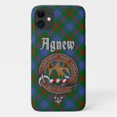 Agnew Clan Badge & Tartan Phone Case (Achterkant)