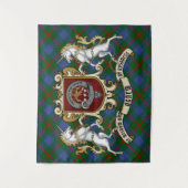 Agnew Clan Badge & Tartan Wandkleed (Voorkant)